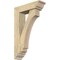 Ekena Millwork Imperial Traditional Rough Sawn Bracket w/ Offset Brace, Douglas Fir, 6"W x 20"D x 32"H BKT0604X20X32IMP01RDF - alternate 1